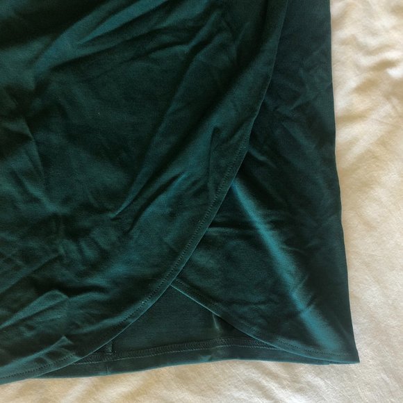 Blue-Green Sundress with Wrap Skirt and Side Zip NWT - Picture 3 of 10